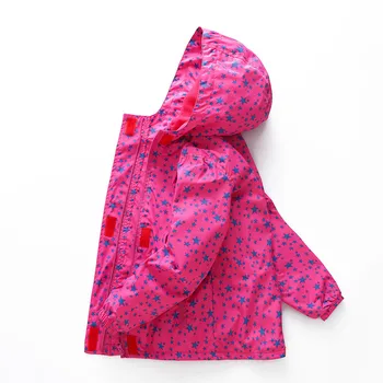 Merginos, dviaukštės polar fleece striukės 2019 Naują pavasario rudens baby kid drabužiai mergaitėms Lietpaltis Kailio Švarkelis, striukės, viršutinių drabužių siuvimas