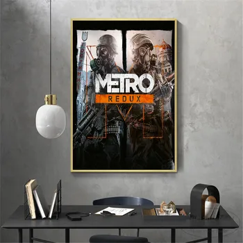 Metro Išėjimo Vaizdo Žaidimas Kūrinys Drobės Tapybos Sienos Menas Šiaurės Apdailos Namų Modernus Plakatas Kambarį Spausdinti Nuotraukas