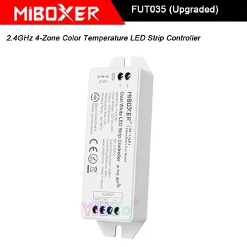 Miboxer 2.4 GHz Spalvos Temperatūra LED šviesos Juostelės Valdytojas,FUT035 (Atnaujintas) DC12V~24V Double balta led lempa juosta dimeris