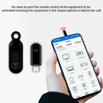Micro USB Mini Smart Kontrolės Mobiliojo Telefono Nuotolinio Valdymo pultu IR Prietaisų Belaidžio ryšio Spindulių Nuotolinio Valdymo Adapteris, Skirtas 