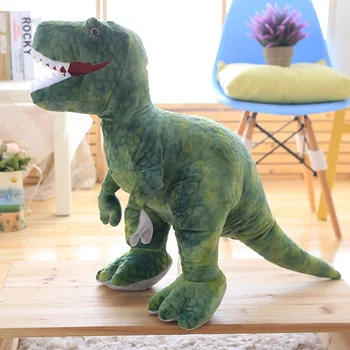 Milžinas 50cm-110cm Modeliavimas Dinozaurų Pliušiniai Žaislai Iškamšos, Dinozaurų Pliušas Pagalvės Tyrannosaurus Rex Vaikams Berniukas Dovanos Dropship