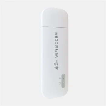 Mini 4G USB Modemas VPT LTE Atrakinti Wifi Router Automobilio Tinklo Stick Mobiliojo ryšio SIM Kortelė Dongle Passby Neribotas Hotspot IMEI gali pakeisti