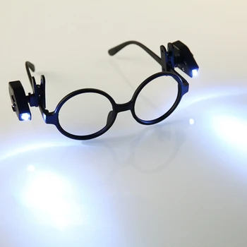 Mini LED Akinių Įrašą Dėl Universaliųjų 2vnt Lankstus Nešiojamasis Skaityti Knygą, darbiniai Žibintai Naktį Šviesos Akinių ir Įrankiai