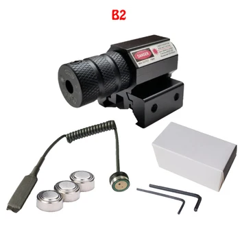 Mini Red Dot Lazerio Šviesa Akyse Taktinis už Picatinny ir Šautuvas su 650nm Reguliuojamas 11mm/20mm Picatinny/Weaver Mount Geležinkelių