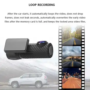 Mini WIFI, Automobilių DVR Automatinė Transporto priemonių Vaizdo įrašymo Auto Brūkšnys Cam Registratorius Belaidžio Sunkvežimio Vairavimo Kamera, Naktinio Matymo vaizdo Kamera