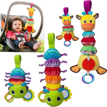 Minkštos Kūdikio Lovelę Lovos, Vežimėlio, Žaislų Kūrybos Spiralės Žaislai Naujagimiams Automobilio Sėdynės Ugdomasis Barškutis Kūdikiui Rankšluostis Švietimo Žaislai