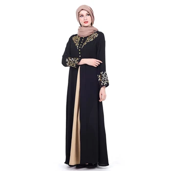 MISSJOY Dubajus kaftan Suknelė Musulmonų Šalis Abaja arabų Moterų Nėriniai Cardigain Kratinys turkijos Islamo Maldos caftan marocain suknelės