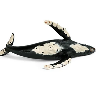 Modeliavimo Jūrų Gyvūnų Modelio Minkšta Guma, Humpback Whale Modelis Gyvūnų Modelio Papuošalus