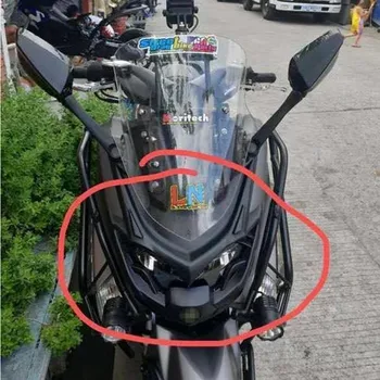 Modifikuotas Motociklo NMAX priekiniai kaukė Dvasios lempos guard apsaugo dangtelis skydelis yamaha nmax155 nmax125 2016 2017 2018 2019 2020