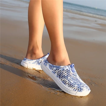 Moteriški Kelionėse Sandalai Greitai-džiovinimo Paplūdimio Bateliai Lauko Orui Vata Batai Lengvi Sodo Klumpės