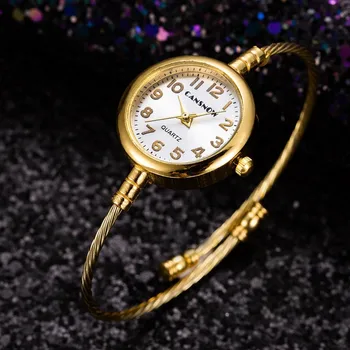 Moterų Apyrankės Žiūrėti Verslo Mergina Dress Viela iš Nerūdijančiojo Plieno Dirželis Kūrybos Moterų Analoginis Žiūrėti Kvarcinis Laikrodis zegarek damski