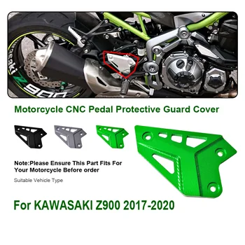 Motociklo Radiatoriaus Grotelės apsauga Kawasaki Z900 Z 900 2017-2020 Grotelės Padengti FootPeg Kojoms Galiniai Nustatyti Raštas CNC Anoduoto
