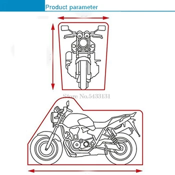 Motociklų aksesuarų padengti uv-anti vandeniui už Dnepr Ducati Monster 1200 Honda Cb150R Cbf Chuj Kdx 200 Dirt Bike Plastikų