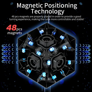 MoYu Weilong WRM 2020 3x3x3 Magnetinio Magija Greitis Kubo Stickerless WCA Profesinės Magnetai Puzzle Kubeliai Weilong WR M 2020 m.