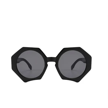 MXDMYFashion daugiakampio moteriški akiniai nuo saulės asmenybės tendencija akiniai spalvotų akinių