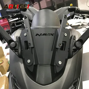 (N-MAX Nmax 155 125 150-2019 Motociklų Aksesuarų Galiniai Šoniniai Veidrodėliai Adapteris Fiksuotojo Stentas Turėtojas Galinis Laikiklis
