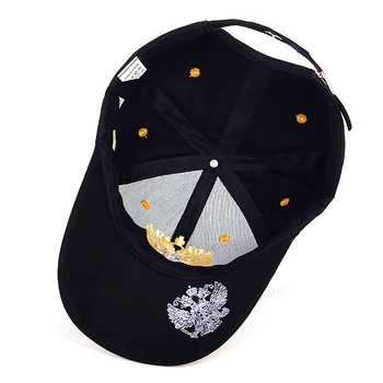 Nauja Dvigubo Erelio Galva rusijos Stiliaus Beisbolo kepuraitę Unisex medvilnės snapback Kepurės su 3D siuvinėjimo Geriausios kokybės hip-hop skrybėlės gorras
