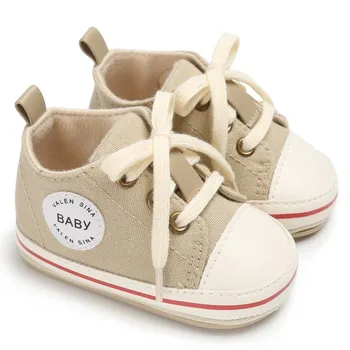 Naujagimio Batai 2018 pirmasis Kūdikių vaikštynės Tollder Drobė Batai suvarstomi Kūdikių Mergaičių Sneaker Prewalker 0-18M