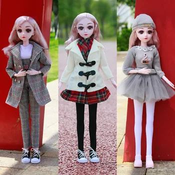 Naujas 60cm lėlės drabužiai BJD doll persirengti gali būti apsirengęs lėlės priedai mados drabužius sijonas mergina žaislą dovanų