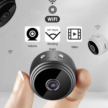 Naujas A9 1080P Mini WIFI kamera Kamera Belaidžio Namų Saugumo DVR Naktinio Matymo IP Kameros, Micro Mažas Fotoaparatas Voyeur Fotoaparatas
