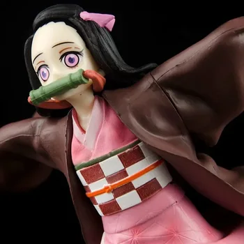 Naujas Anime Demon Slayer Pav Kamado Nezuko Statulėlės Kimetsu Nr. Yaiba Veiksmų Skaičius, PVC Kolekcijos Modelis Žaislai Nezuko Lėlės Figur