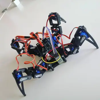 Naujas! Arduino UNO R3 Voras, Robotas Rinkinys Keturių Kojų SG90 Servo Control 