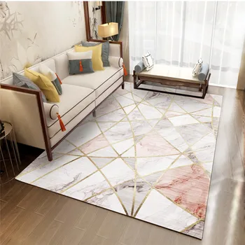 Naujas Atvykimo abstrakčių Geometrinių kambarį kilimas Šiaurės šalių šiuolaikinio minimalistinio grindų kilimėlis šviesos prabangių namų Europos žurnalinis staliukas, kilimas