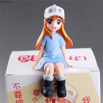 Naujas Atvykimo Anime Veiksmų Skaičius, Ląstelių Darbe Trombocitų Hataraku Saibou Vėliavos Ver Modelis Yuanbao Apdailos Mini Kolekciją 7~10cm