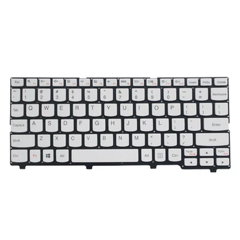 Naujas JAV nešiojamojo kompiuterio klaviatūra Lenovo ideapad 100S 100S-11IBY 100S-11 anglų klaviatūra, juoda/balta