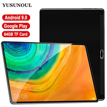 Naujas Modelis Dvigubo Stiklo 10 colių Android Tablet 9.0 Dual SIM Tablette 2GB 32GB Wi-fi