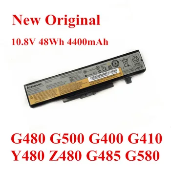 Naujas Originalus Laptopo pakeitimo Li-ion Baterija LENOVO G480 G500 G400 G410 Y480 Z480 G485 G580 L11S6Y01 10.8 V 4400mAh 48Wh