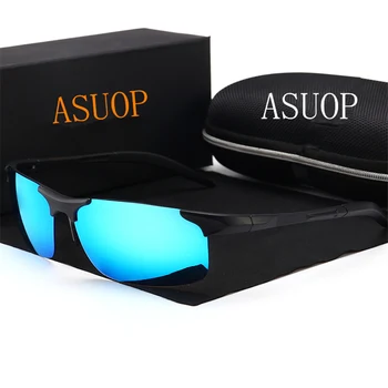 Naujas poliarizuota vyriški akiniai nuo saulės UV400 kvadratinių rėmelių mados ponios akiniai nuo saulės prekės ženklo dizainas sporto akiniai vairavimo akiniai nuo saulės