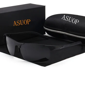 Naujas poliarizuota vyriški akiniai nuo saulės UV400 kvadratinių rėmelių mados ponios akiniai nuo saulės prekės ženklo dizainas sporto akiniai vairavimo akiniai nuo saulės