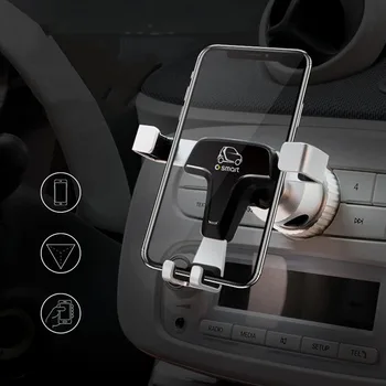 Naujas smart 453 modelis Forfour Fortwo mobiliojo telefono turėtojas pateikia automobilių navigacijos įkrovimo palaikymo savo mobiliojo telefono