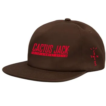 Naujas Travis Scotts CJ Žaidimas Snapback Skrybėlę Cactus Jack Beisbolo kepuraitę į Vyrus Ir Moteris, Juoda Ruda Hip-Hop Medvilnės Skrybėlę Dropshipping