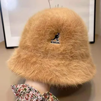 Naujas Žiemos Moterų Skrybėlės Aksomo Šiltas Ausies Raštas Žvejys Skrybėlę Priedai Derliaus Ėriukų Bžūp Mielas Pliušinis Kibiro Kepurę Unisex Kelionės