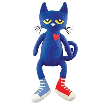 Ne didesnis kaip 36 cm Karšto pardavimo Pete Katė Pliušinis Žaislas Persirengėlių Mėlyna Katė struffed Lėlės žaislas vaikams dovanų