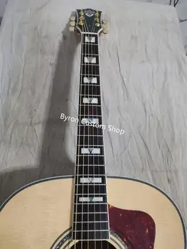 Nemokamas pristatymas, profesionalus kietųjų akustinė gitara Jumbo F50 VINTAGE stiliaus gitara natūralaus medžio gildijos akustine elektrine gitara