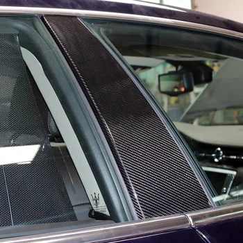 Nemokamas pristatymas užkirsti Kelią braižymo automobilių reikmenys anglies pluošto B-ramstis lango apdaila apima Maserati Quattroporte
