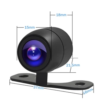NEOCoolcam CVBS Priekinio vaizdo Kamera Plataus Kampo Lauko Vandeniui Super Mini Analoginis CCTV Saugumo Kameros