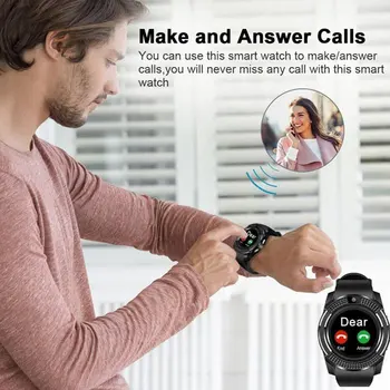 Neperšlampami viso Touch Smart Watch Vyrai Moterys su Kamera, 