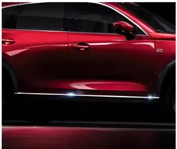 Nerūdijančio plieno korpusas pusėje bagetai pusės durų apdaila Mazda CX-5 2017 2018 Antrosios kartos Automobilių stilius