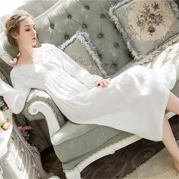 Nightgowns Sleepshirts 2020 Sleep & Lounge Nightdress Mielas Pižamą Moteris Naktį Dėvėti Kieto Sleepwear Nėrinių Namų Suknelė #H562