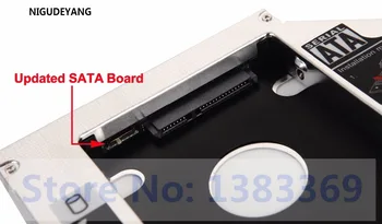 NIGUDEYANG 2 SATA HD SSD Kietąjį Diską Caddy Adapteris Apsikeitimo HL GT10N GT20N GT30N Optinis įrenginys