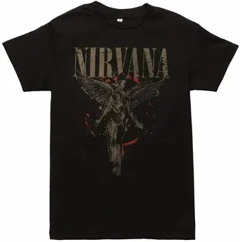 Nirvana Amerikos Roko Grupė Krist Novoselic Kurt Cobain Marškinėliai Juodi S 6Xl