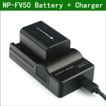 NP-FV50 NP FV50 NPFV50 Skaitmeninio Fotoaparato Baterija + Kroviklis Sony NP-FV30 NP-FV40 NP-FV70 NP-FV100 NP-FV50A NP-FV70A NP-FV100A