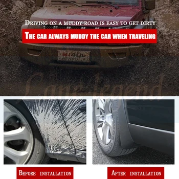 Nustatyti Litų Purvo Sklendės Audi Q5 FY 2018 2019 Mudflaps Splash Apsaugai Purvo Atvartu Purvasargių Sparnas, Priekinė Užpakalinė 2017 Priedai