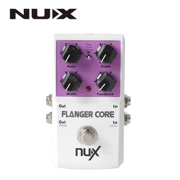 NUX Flanger Core Gitaros Efektų Pedalas Normalus & Juosta Flanger Tiesa Apeiti