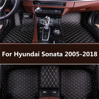 Oda automobilių kilimėliai užsakymą už Hyundai Sonata 2010-2018-2020 Užsakymą pėdų Pagalvėlės automobilių kilimų dangtis