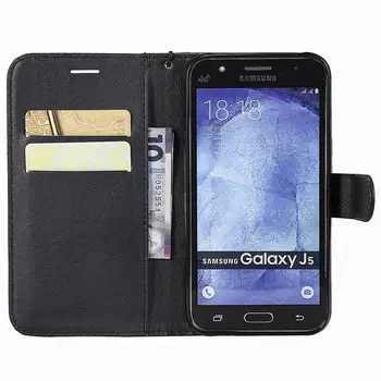 Odos Apversti Telefono Dėklas Samsung Galaxy J5 Atveju J500 Piniginės Padengti Samsung Galaxy J5 2016 J510 Mobiliojo Telefono Dangtelį